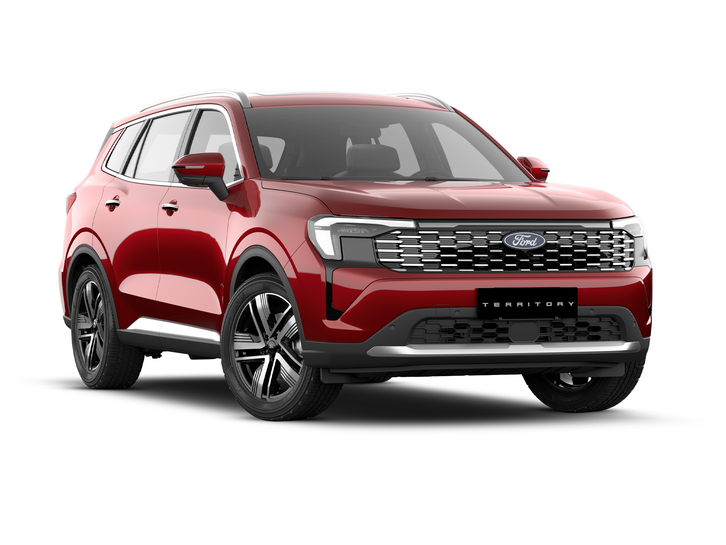 Ford Territory Titanium X màu đỏ mới