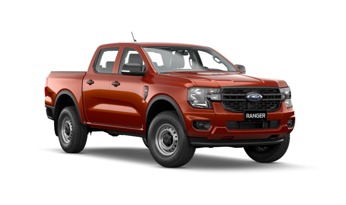 xe Ford ranger XL thế hệ mới màu cam