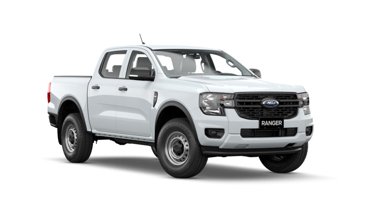 xe Ford ranger XL thế hệ mới màu trắng