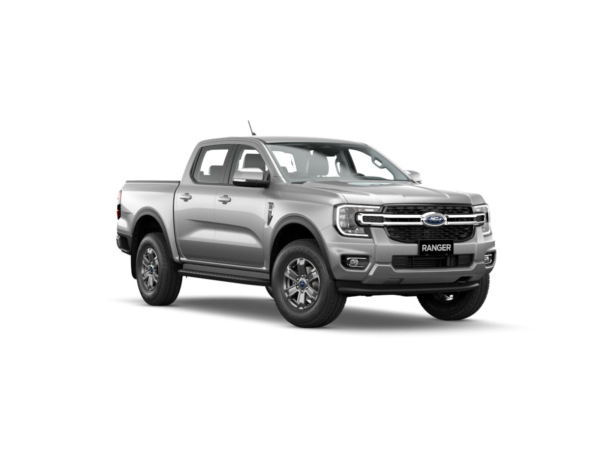 xe ford ranger XLT màu bạc