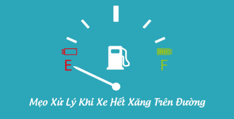 Mẹo xử lý khi xe hết xăng trên đường