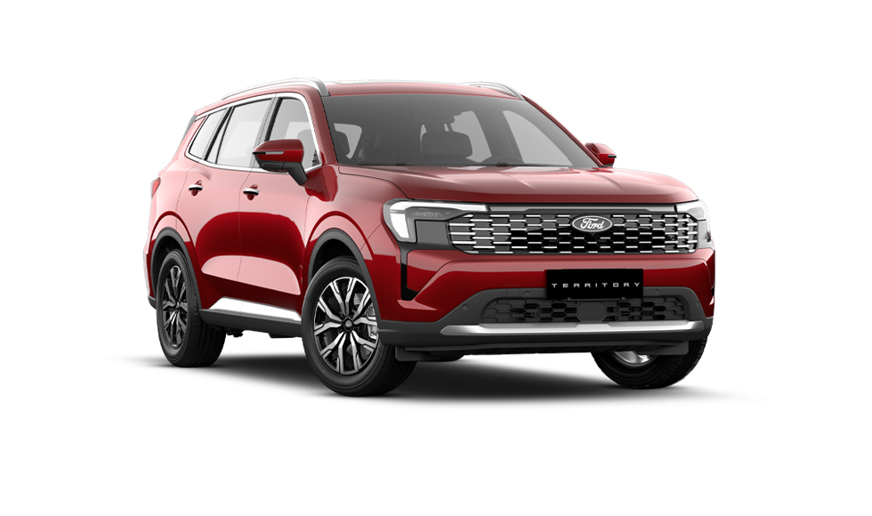 Ford Territory Titanium menu